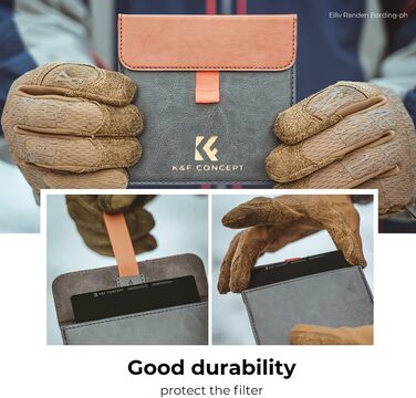 Набір фільтрів K&F Concept Nano-X: квадратний фільтр, ND1000, фільтр-утримувач, 8 адаптерних кілець