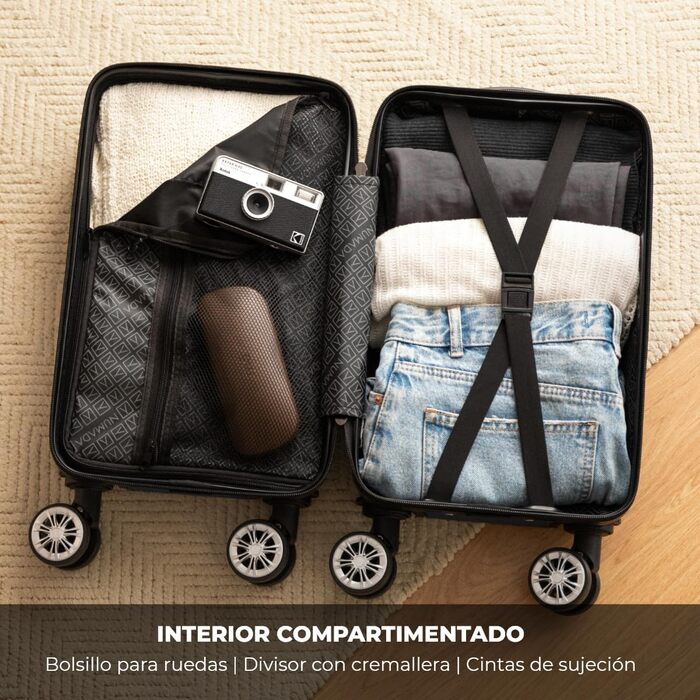 Чемодан ручної об'єму 20 л NUMADA Upfly - компактний, з ABS, для авіакомпаній Ryanair, Vueling, Easyjet (40 x 25 x 20 см)