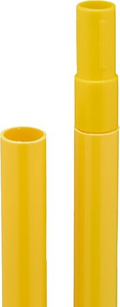 Набір перешкод Relaxdays для собак: 12 пілонів та 6 стійок, для аджиліті та футбольного тренування, блакитно-жовтий