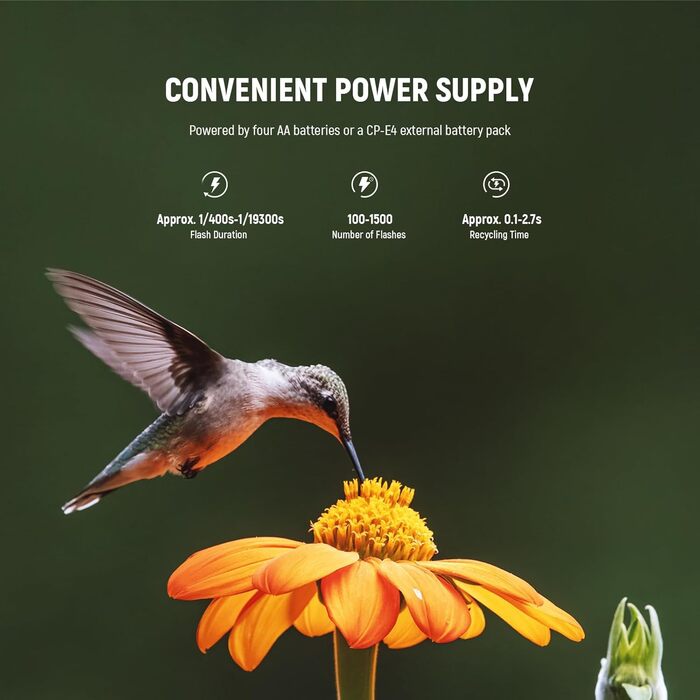 NEEWER RF1-S: Кольцевий спалах для Sony, Canon - 76W, GN15, 5600K, TTL, для макрозйомки та студійного освітлення