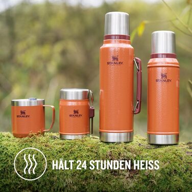 Термос Stanley Classic Legendary: 1041 мл, зелений, нержавіюча сталь, 15-48 годин, BPA-Free, для напоїв