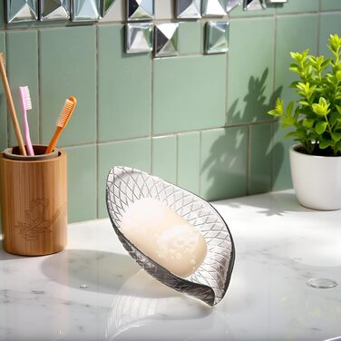 Чорна мильниця з присоском | Прозора мильниця для душу та ванни | Мильниця для мила, рушників та аксесуарів