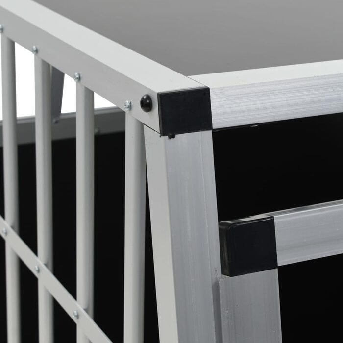 Транспортна переноска для собак vidaXL з подвійними дверцятами, 94x88x69 см