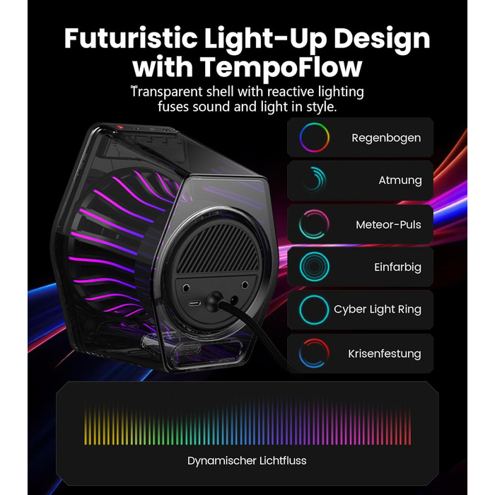 Edifier G2000 Pro - Bluetooth колонки для ПК з 7.1 об'ємним звуком, RGB-підсвічуванням, USB та Aux входами (білі)