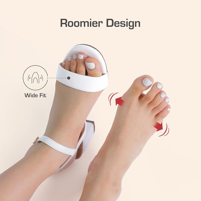 Жіночі босоніжки DREAM PAIRS на високій платформі, білі, 39 EU, з відкритим носком та блочними підборами