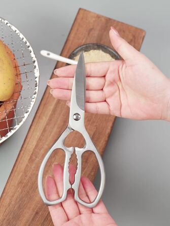 Кухонні ножиці з нержавіючої сталі, роздільні, гострі, потужні, багатофункціональні, для птиці та кісток