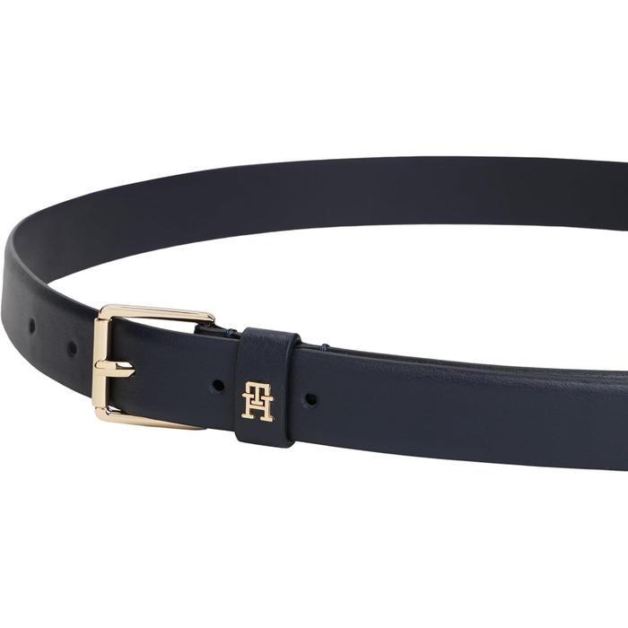 Ремінь жіночий Tommy Hilfiger Th Square 2.5 Go, регульований, синій (Space Blue), 85 см