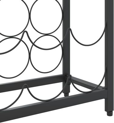 vidaXL Wine Rack 35 Bottles Metal Bottle Rack Bottle Stand Wine Cabinet (34 x 18 x 200 cm)