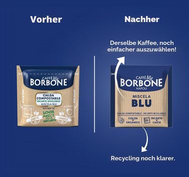 Кавові пади Caffè Borbone Blu Espresso (блакитна суміш), 150 шт