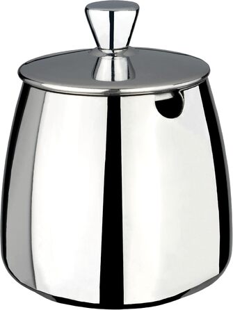Café Olé PT-048 Cafe Ole Premium Teapot, 18/10 Stainless Steel, 48 Ounces, Drip-Free Pouring, Hollow Handles & Flip-Up Lid, (340.2 g (12 oz), Silver)