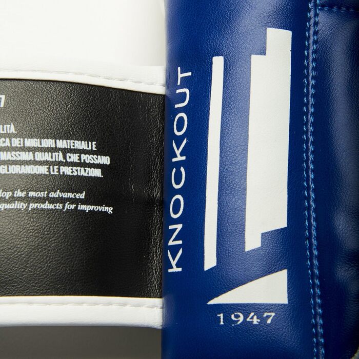 Боксерські рукавички Leone 1947 Knockout, білі, унісекс, для дорослих