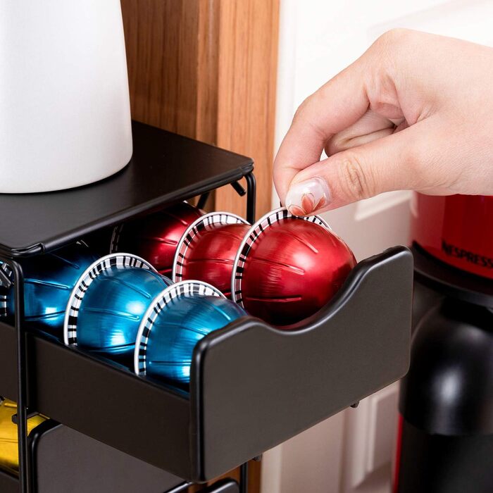 Організатор для капсул Nespresso Vertuo, 3 ящики, на 60 капсул