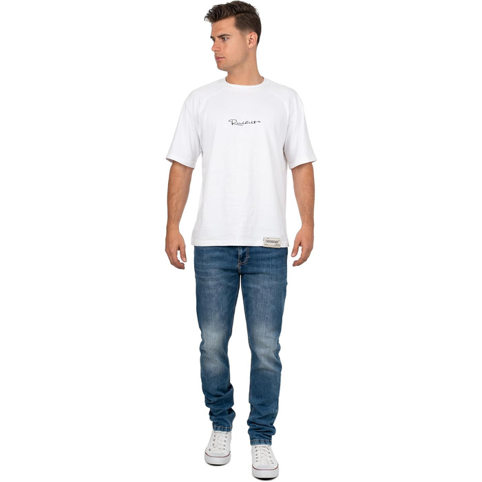 Чоловічі джинси Cipo & Baxx: блакитні джинси з еластаном, 5 кишень, контрастна вишивка (42W/32L)