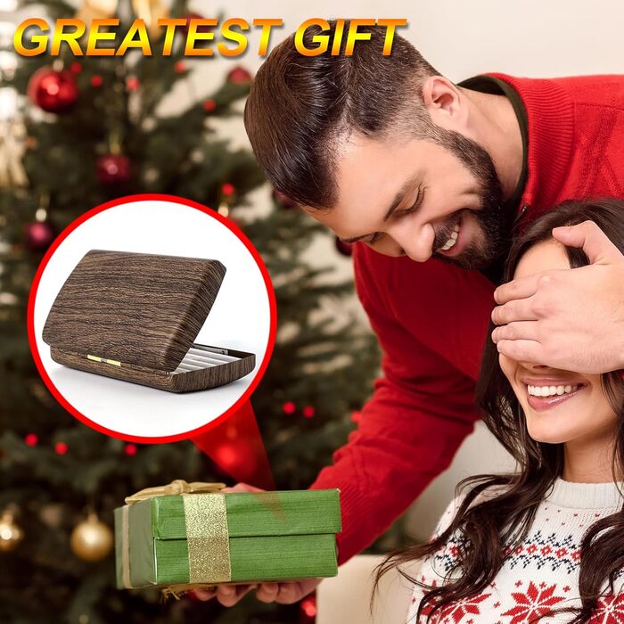 Металеве екіпеж для сигарет 84 мм, коричневе, для King Size (14 шт.), захист RFID