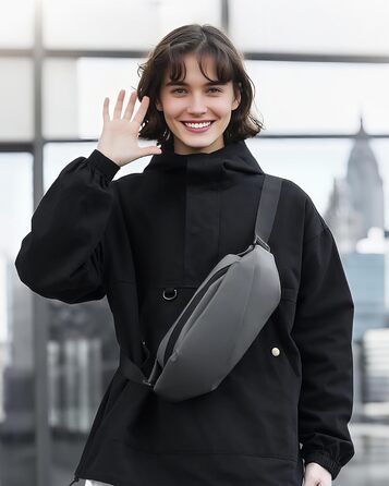 Поясна сумка чоловіча/жіноча велика, з PU шкіри, водонепроникна, для спорту, подорожей, бігу, піших прогулянок, захист від крадіжки, елегантна, темно-зелена