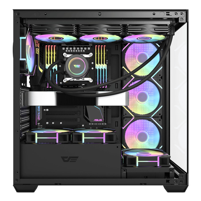 Корпус DarkFlash DS900 Black Midi Tower, чорний