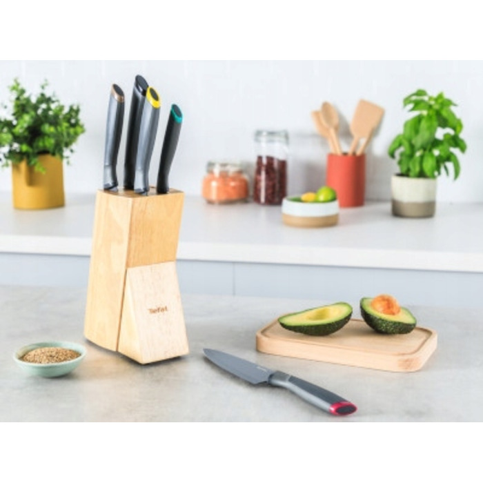 Набір ножів у підставці Tefal Fresh Kitchen, 5 предметів