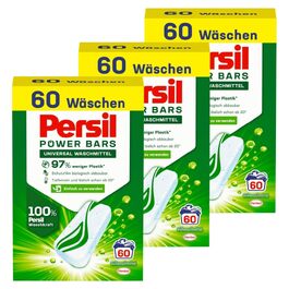 Капсули для прання Persil Power Bars Universal, універсальний пральний засіб, 180 завантажень, для гігієнічної чистоти від 20°C