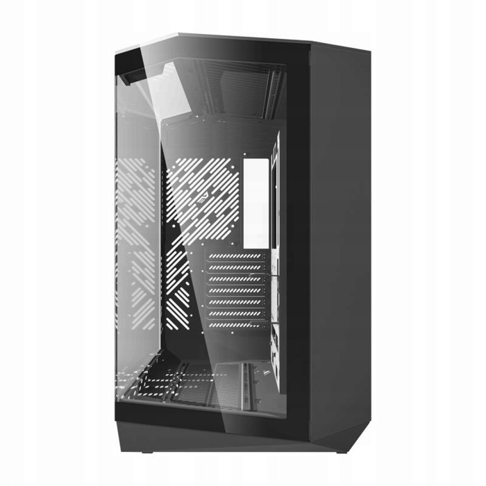 Корпус для комп'ютера Darkflash DY470 без вентиляторів (чорний)