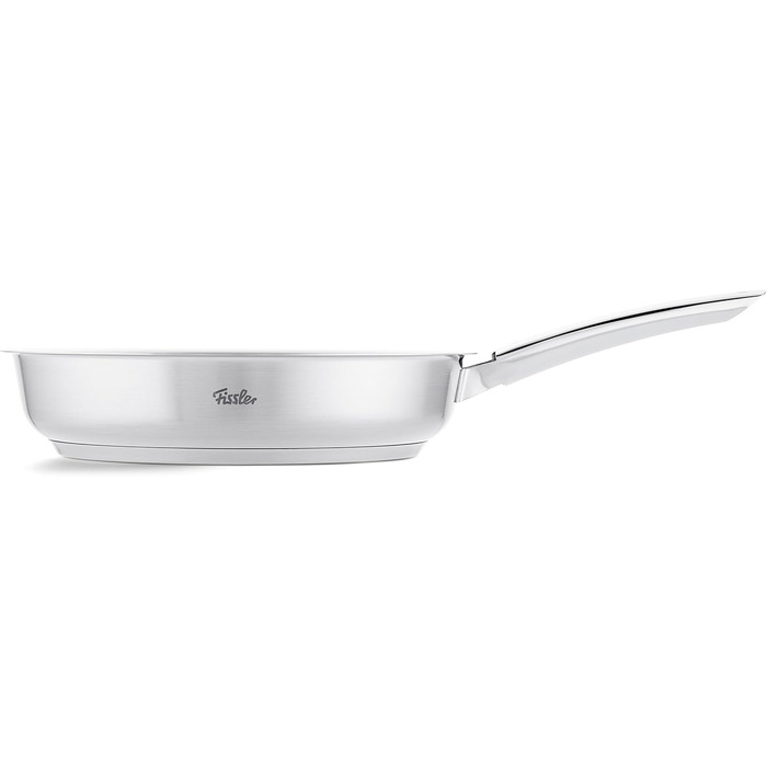 Сковорода Fissler Pure Collection Edelstahl Ø28 см, нержавіюча сталь, з внутрішньою мірною шкалою, виготовлено в Німеччині, для індукційних плит