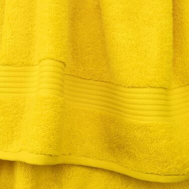 Набір рушників для ванної Cotton Paradise, 100% бавовна, жовтий, 6 предметів (2 великих, 2 середніх, 2 для обличчя)