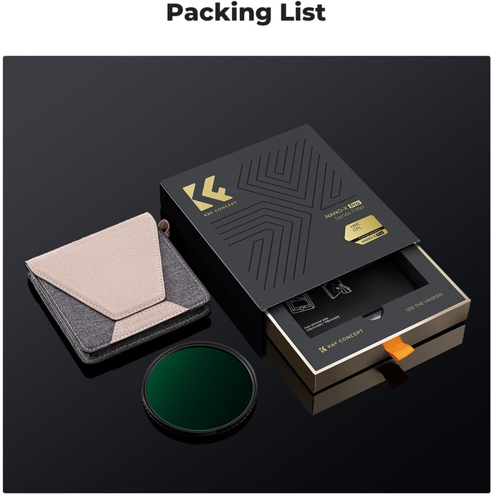 Поляризаційний фільтр K&F Concept Nano-X PRO Serie 95mm, Zirkular