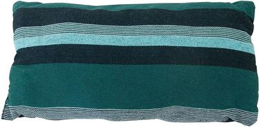 Гамак yourGEAR Bali XL з подушкою, 240x120 см, до 240 кг, бавовна (Смарагд/Аква) + кріплення, сертифікат TÜV