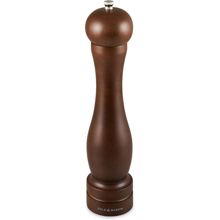 Мельниця для перцю Cole & Mason Forest Capstan, темне дерево, 300 мм, Precision+, 1 шт.