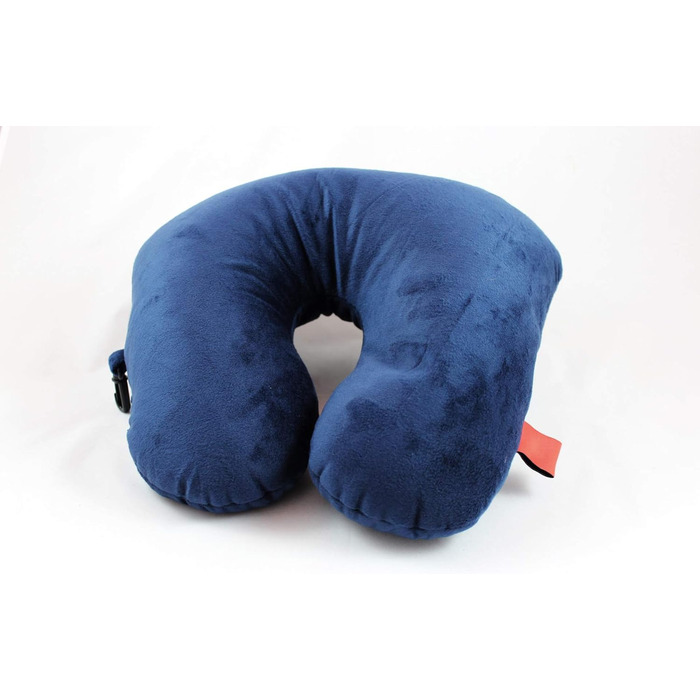 Подушка для подорожей та шиї CuddleBug CSUA05 2 в 1, синя, 32x32 см, з переробленого пластику R-PET