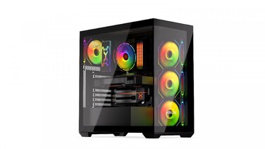 Корпус Krux Exo ARGB midi tower ATX, чорний