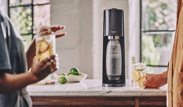 Сифон для води SodaStream Terra, чорний + 3 пляшки + балон CO2