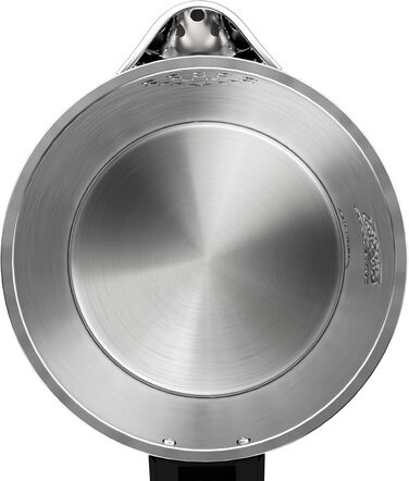 Електричний чайник Aeco AQA NEO з нержавіючої сталі, 1.7 л, 2150 Вт, без BPA, фільтр від накипу, бездротовий, CoolTouch, шампань срібло (Aqa Elite (чорний матовий))