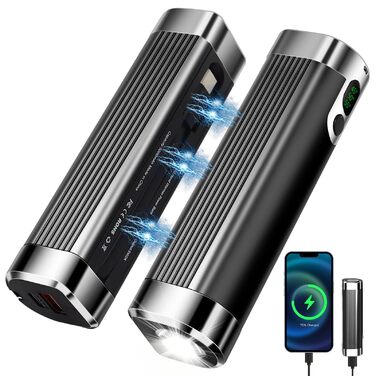 Електричний грілка для рук 2 шт., 10000mAh, USB, 3 рівні нагріву, чорний - для жінок, чоловіків, сім'ї, кемпінгу