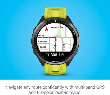 Розумний годинник Garmin Forerunner 965 для бігу, з кольоровим AMOLED-дисплеєм, вимірюванням тренувань та відновлення, кольори: білий та сірий