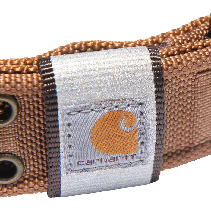 Carhartt Pet Fully Adjustable Wide Webbing Dog Collar, Carhartt Brown, Size M