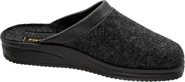 Чоловічі домашні тапочки Fischer Karomuster 204602, 44 EU, чорний/антрацит