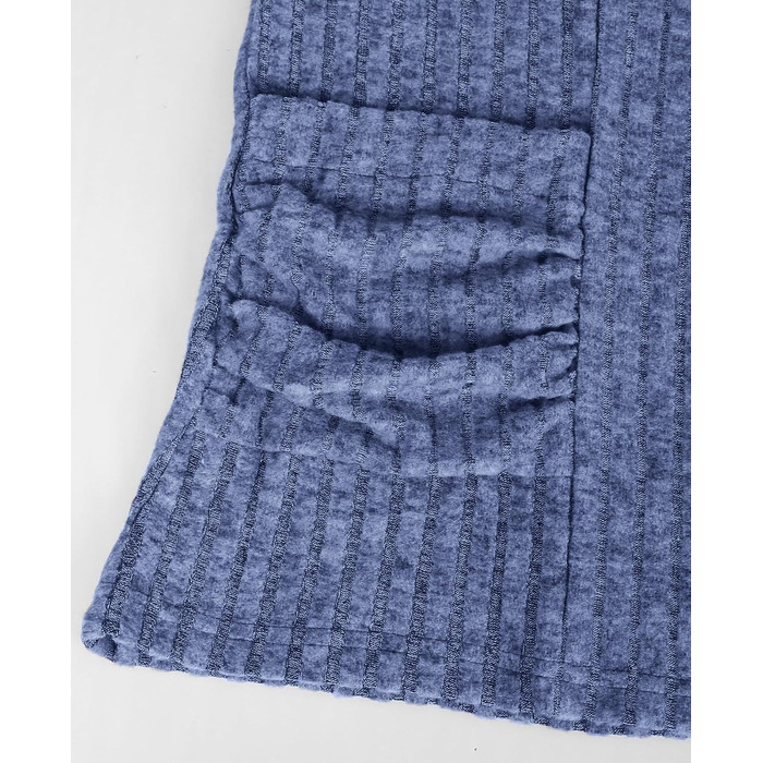 Жіночий кардиган Strickjacken Eegant з кишенями, м'який трикотаж, блакитний, розмір XXL