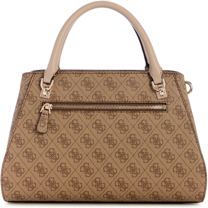 Сумка жіноча GUESS Noelle II Luxury Satchel Latte Logo - оригінальна сумка через плече
