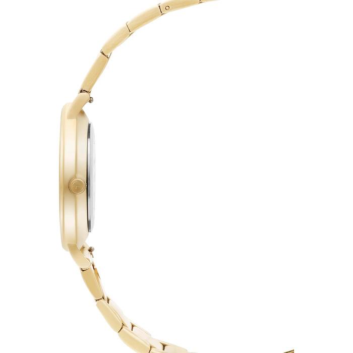 Годинник Tamaris для жінок – стильні круглі годинники для дам 36 мм (золото / салатовий браслет)