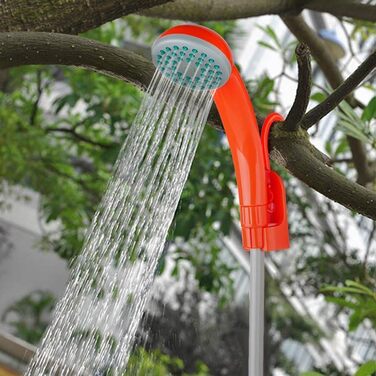 Portable Outdoor Camping Shower, Bidet Handheld Shower, Two Rechargeable 2200 mAh Batteries, Water Pump for Camping, Hiking, Outdoor Travel