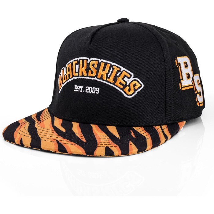 Чорна кепка Snapback Blackskies® з візерунками та різними кольорами | Бейсболка для чоловіків та жінок, кепка з замші, літня шапка для відпочинку, вуличний стиль, Outdoor, унісекс, розмір універсальний (Beast Mode)