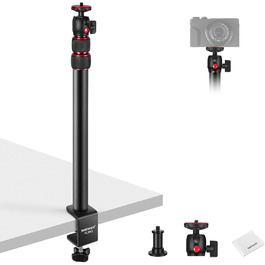 Тримач для камери NEEWER TL283 з регульованою ручкою, штатив для мікрофона та світла, червоний