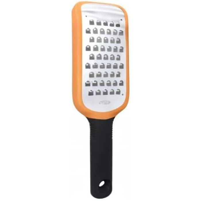 Ручна тертка OXO Good Grips з нержавіючої сталі з етимованою поверхнею, груба