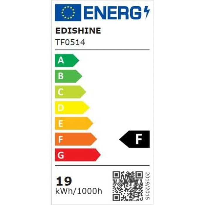 LED торшер EDISHINE для вітальні, спальні, офісу, 146 см, диммування, тепле світло 3000K, чорний (2 шт.)
