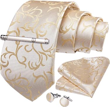 Чоловіча краватка DiBanGu бежевого кольору, модна, 150 см