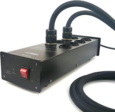 Аудіокабель живлення WAudio 10AWG Hi-Fi для електроніки, роз'єми Schuko та IEC, 2м