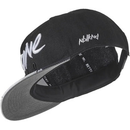 Кепка Snapback Nebelkind Insane Child чорно-біла, універсальний розмір, регульована, унісекс, якісна бейсболка в стилі streetwear