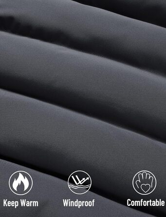 Чоловіча зимова жилетка AIEOE з підкладкою, стьобана жилетка з коміром-стійкою, без рукавів, синього кольору, розмір S