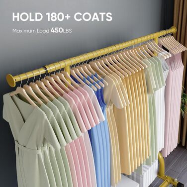 Легкий мобільний вішак для одягу HOKEEPER, 136 кг, висувна штанга