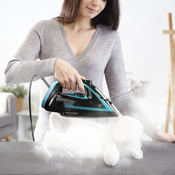 Парова праска Tefal Puregliss FV8066 Durilium AirGlide Autoclean, 280 г/хв